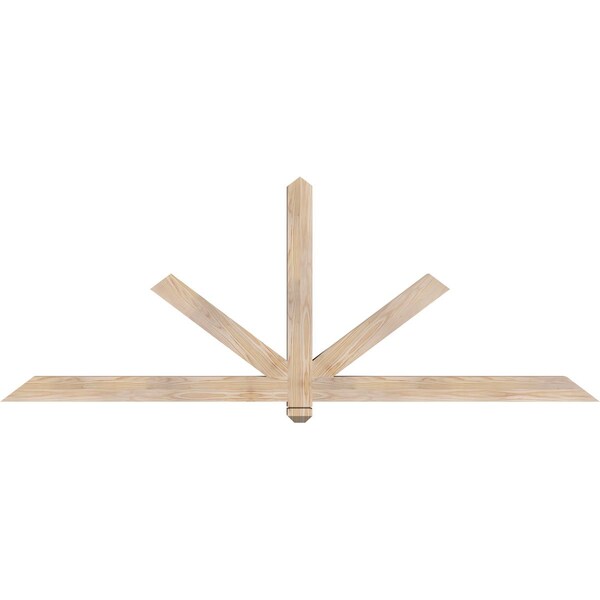 Ekena Millwork Kennewick Smooth Timber Gable Bracket, Douglas Fir, 84"W x 31"H x 3 1/2"D x 3 1/2"F, 9/12 Pitch GBW084X31X0404KEN00SDF - main